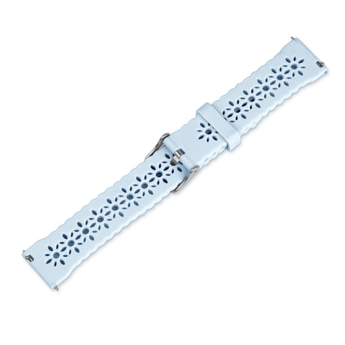 Amazfit Bip U (Pro) Patterned Silicone Strap (Mist Blue)