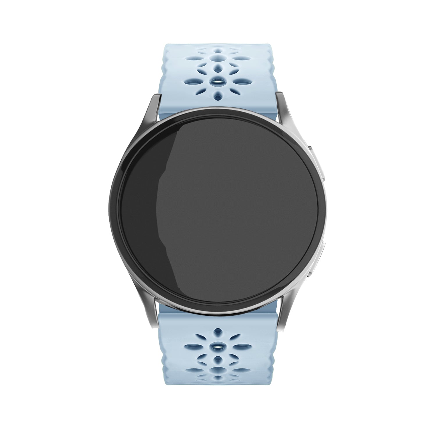 Amazfit Bip U (Pro) Patterned Silicone Strap (Mist Blue)
