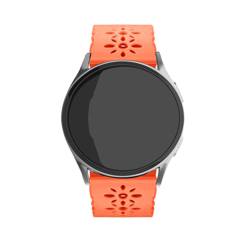 Withings ScanWatch Nova Patterned Silicone Strap (Orange)