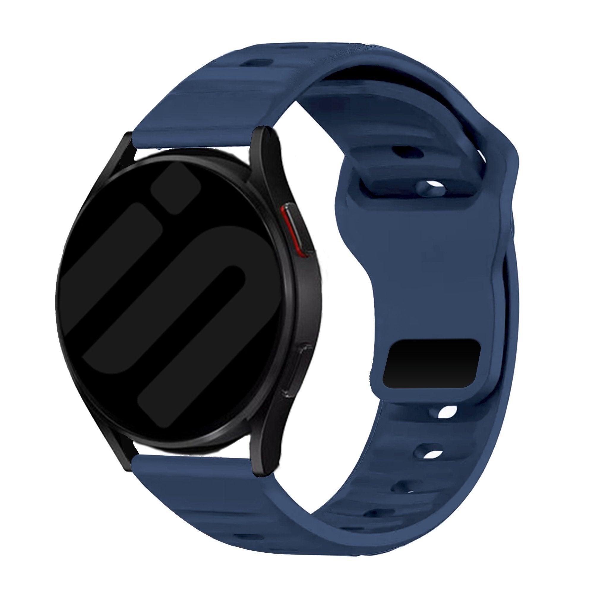 TicWatch 22mm Outdoor Silicone Strap (Dark Blue)