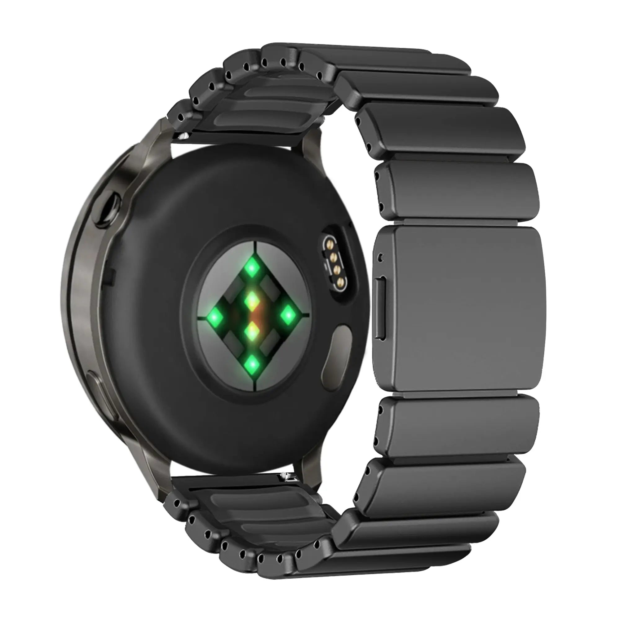 Bandz Suunto Run Titanium Strap 'Hybrid' (Black)