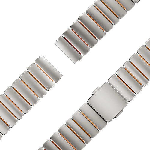 Bandz Huawei Watch Ultimate 2 Titanium Strap 'Hybrid' (Titanium/Orange)