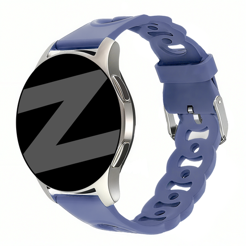 Bandz Samsung Galaxy Watch 7 - 40mm Silicone Strap 'Chains' (Lavender)