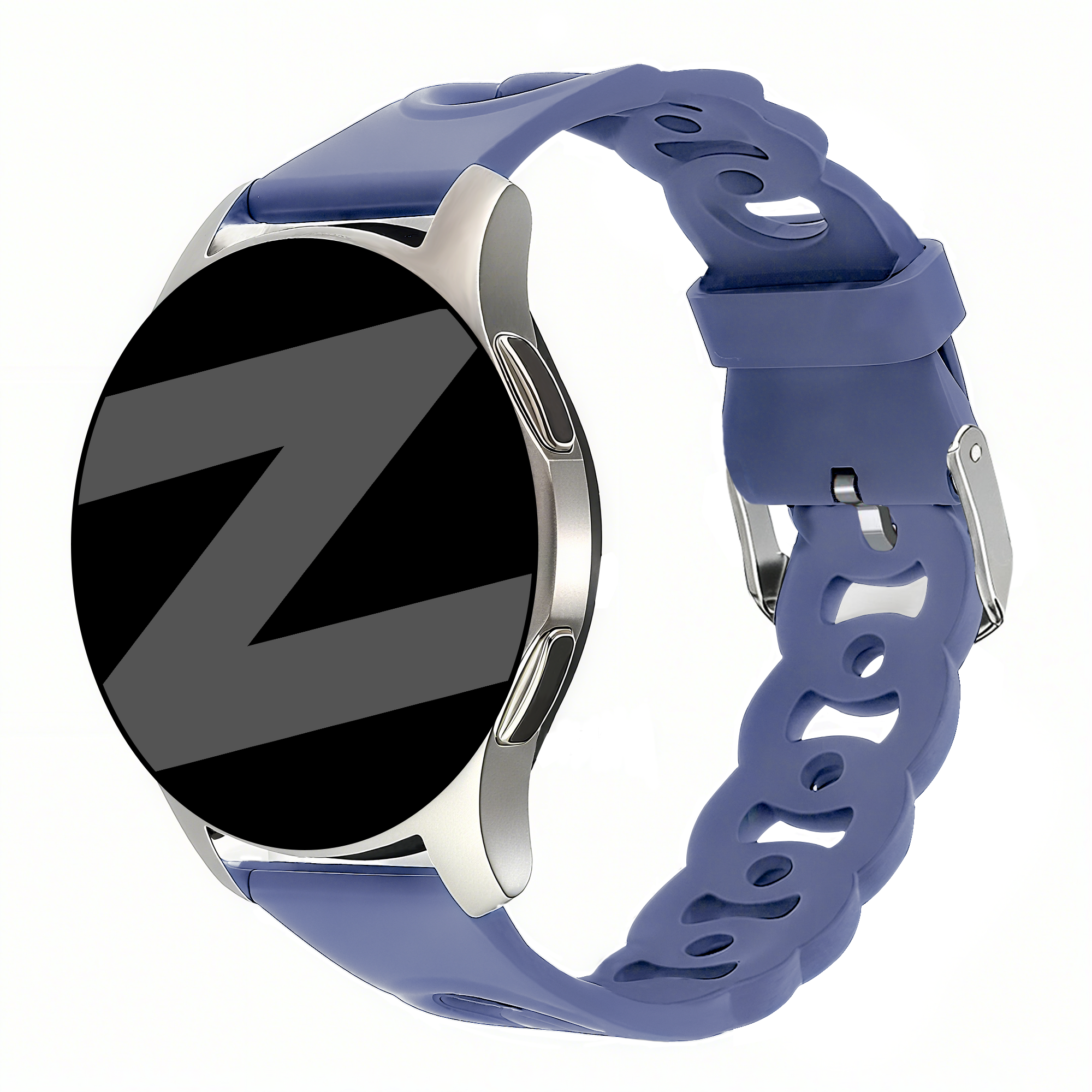 Bandz Withings ScanWatch Nova Silicone Strap 'Chains' (Lavender)
