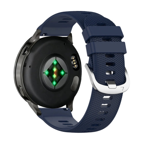 Bandz Garmin Vivomove 3s Silicone Strap 'Deluxe' (Dark Blue)