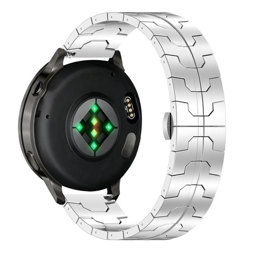 Bandz Garmin Forerunner 255 Steel Strap 'Iron' (Silver)