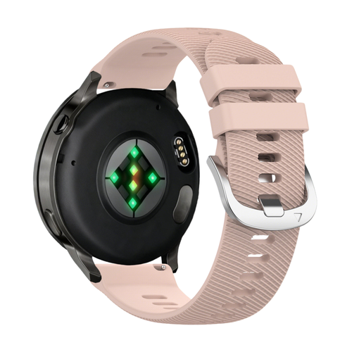 Bandz Garmin Vivoactive 4s Silicone Strap 'Deluxe' (Light Pink)