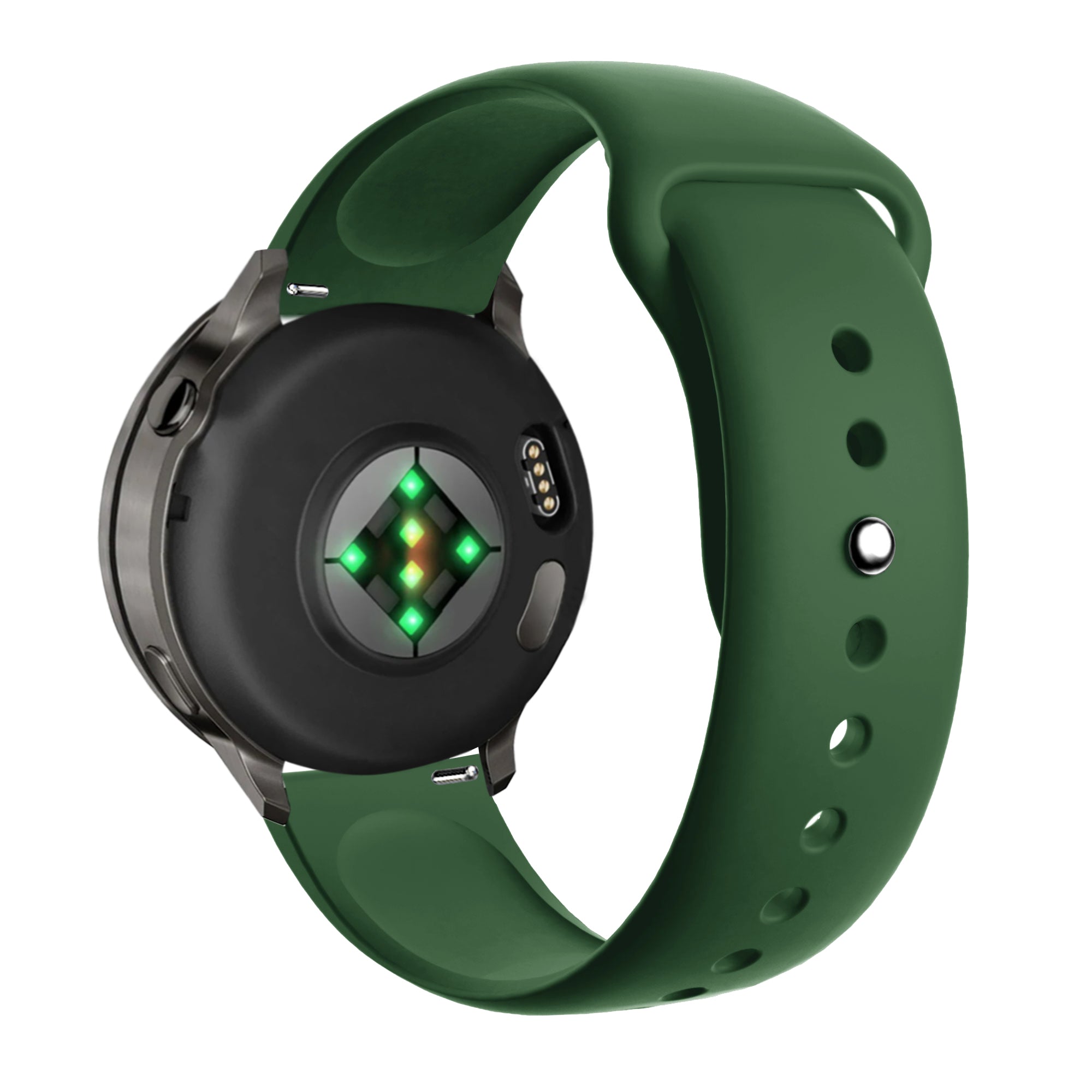Bandz Garmin Vivoactive 4 Sport Strap 'Deluxe' (Army Green)