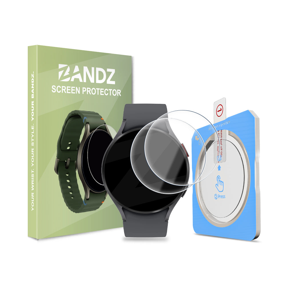 Bandz Samsung Galaxy Watch 5 - 40mm Glass Screenprotector with One-Click Tool