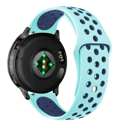 Bandz Garmin Forerunner 170 Sport Strap 'Deluxe' (Aqua/Blue)