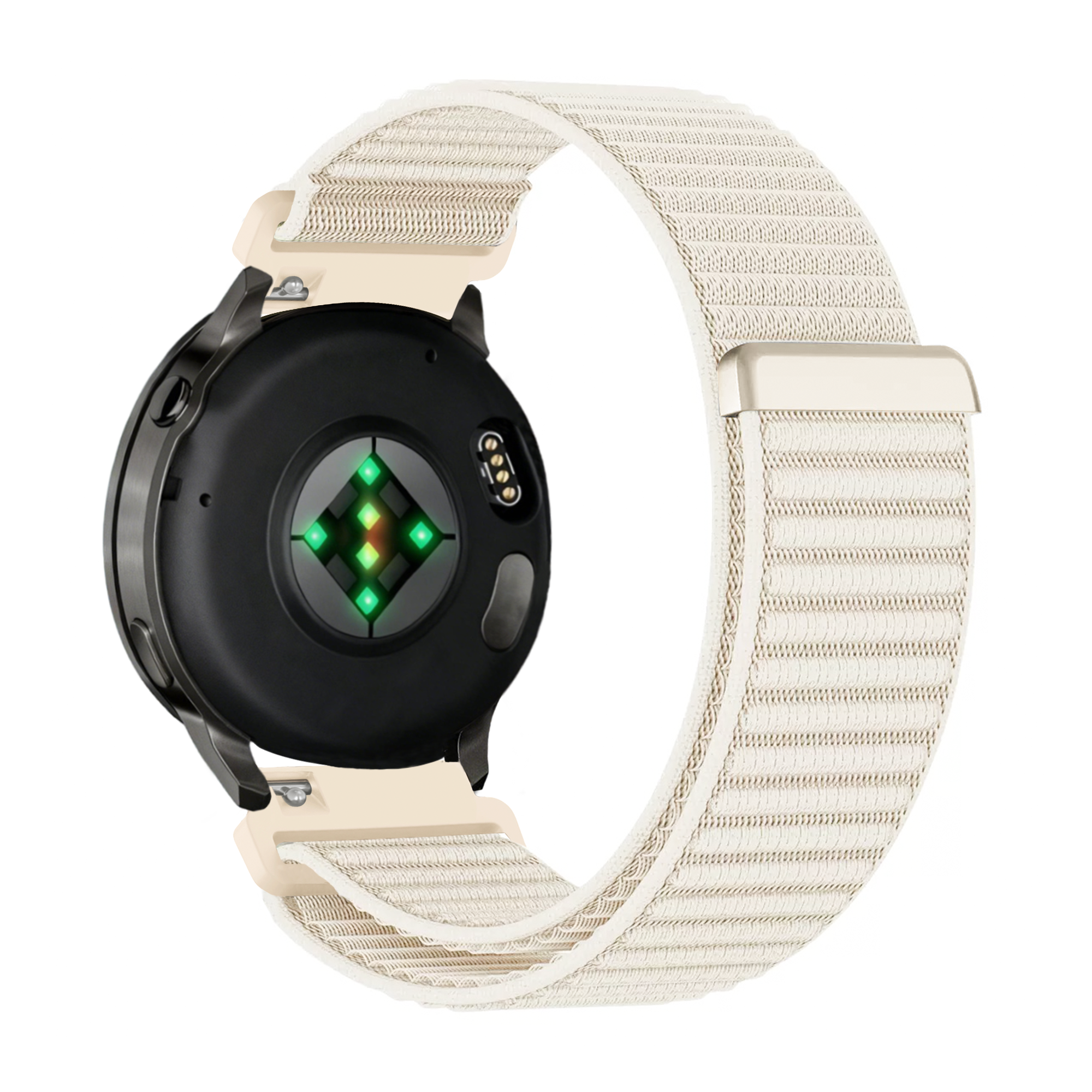 Bandz Garmin Venu 2s Nylon Strap 'Wave' (Starlight)