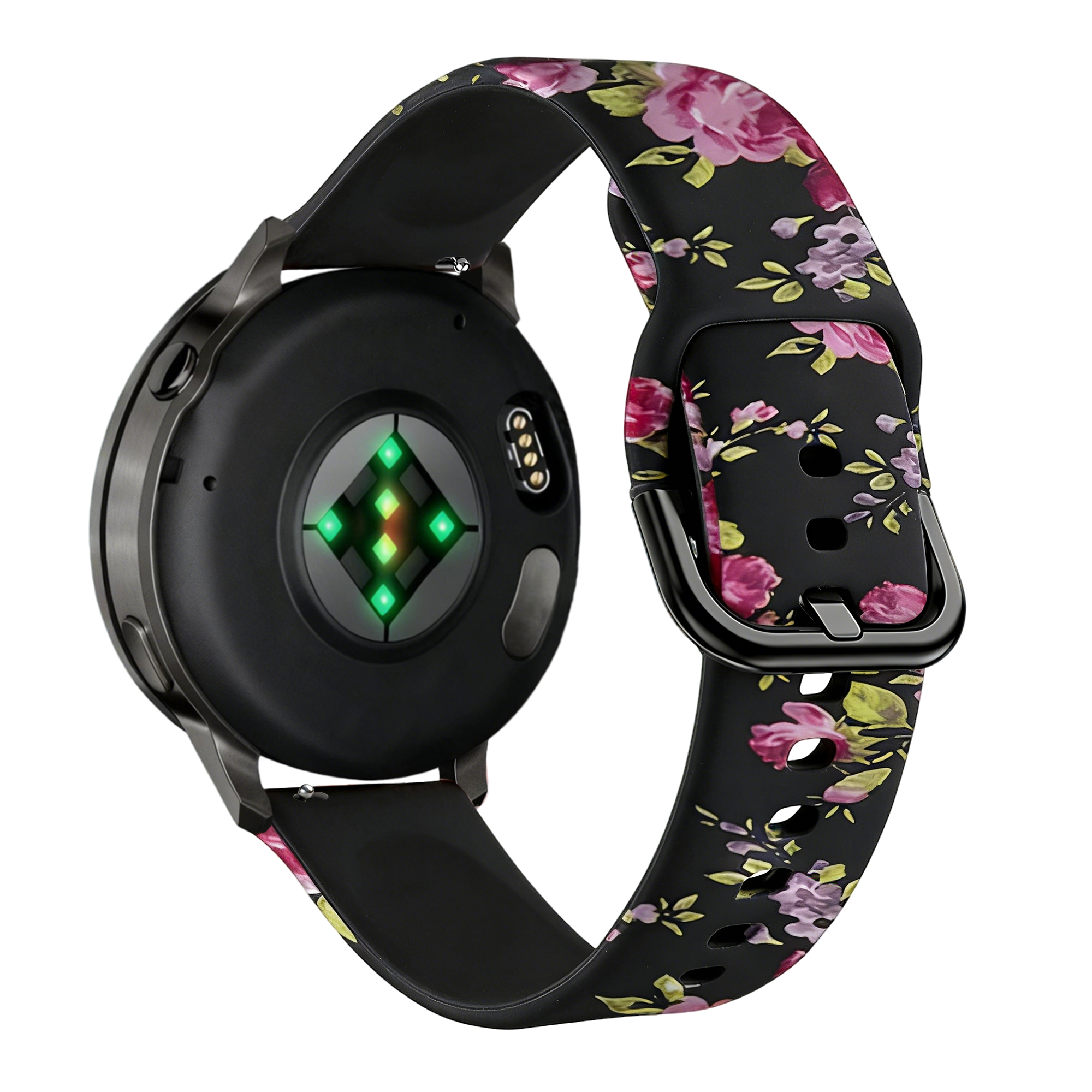 Bandz Garmin Approach S42 Silicone Strap 'Pink Flower'