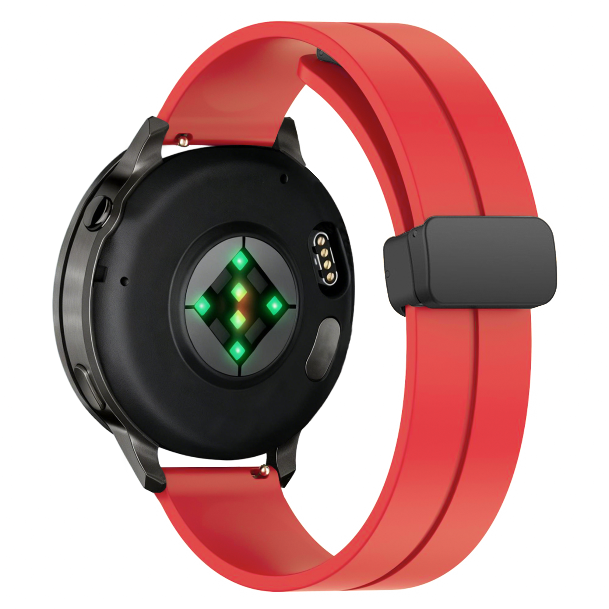 Bandz Garmin Approach J1 D-Buckle Silicone Strap (Red)