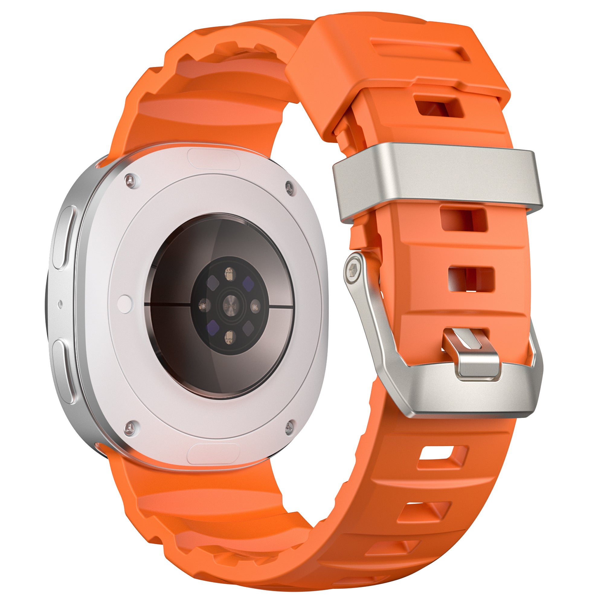 Samsung Galaxy Watch 8 Classic Extreme Silicone Strap (Orange)