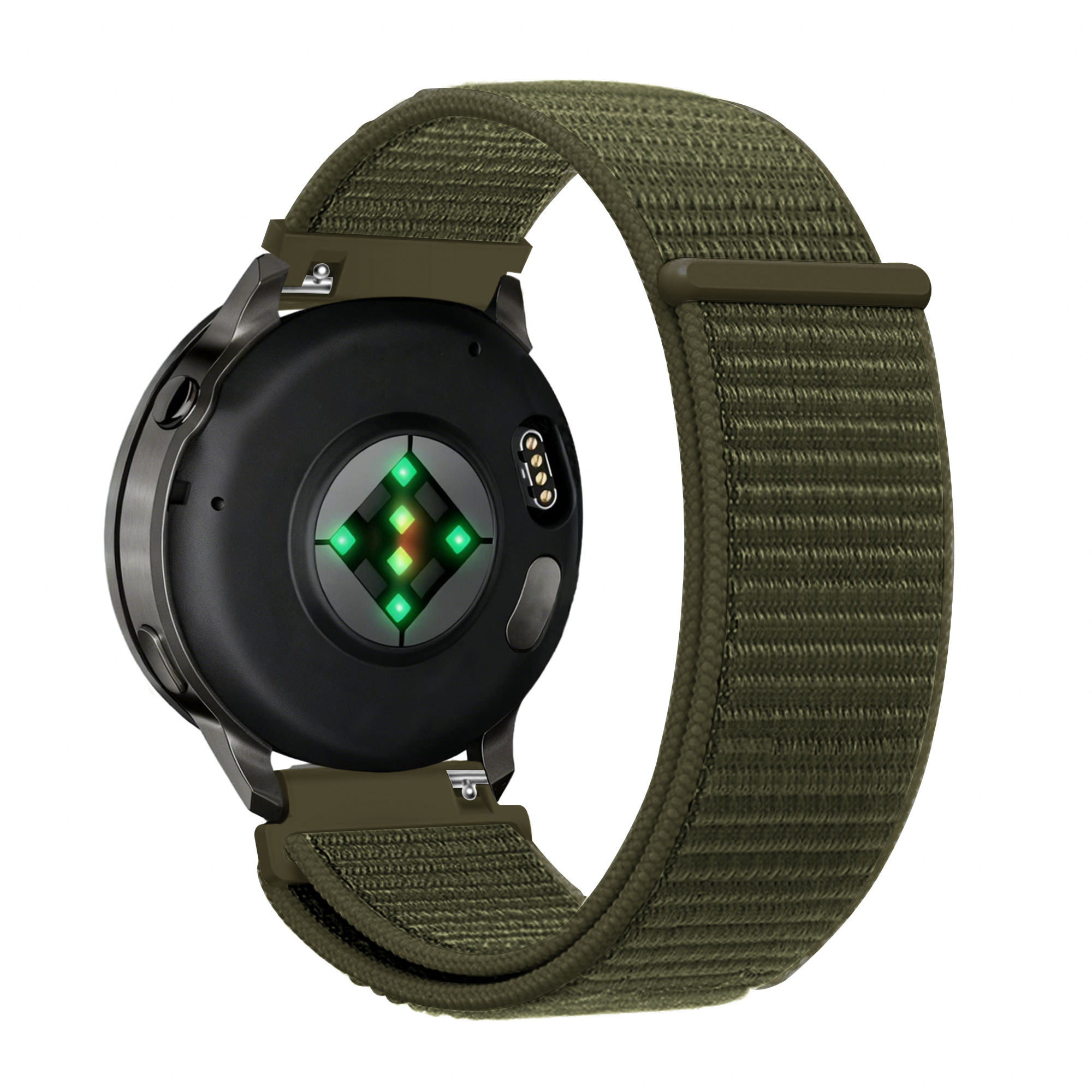 Bandz Garmin Vivomove HR Nylon Loop Strap (Olive)