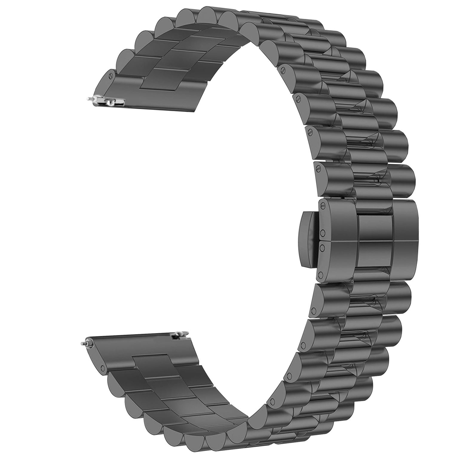 Amazfit Bip 6 Presidential Steel Strap (Black)