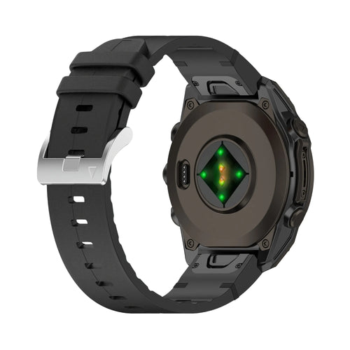 Garmin Epix Pro (Gen 2) 51mm Leather Hybrid Strap (Black)