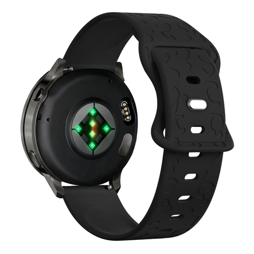 Bandz Garmin Forerunner 265s Silicone Strap 'Leopard' (Black)
