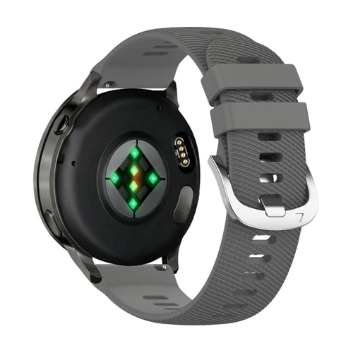 Bandz Garmin Forerunner 255s Silicone Strap 'Deluxe' (Dark Grey)