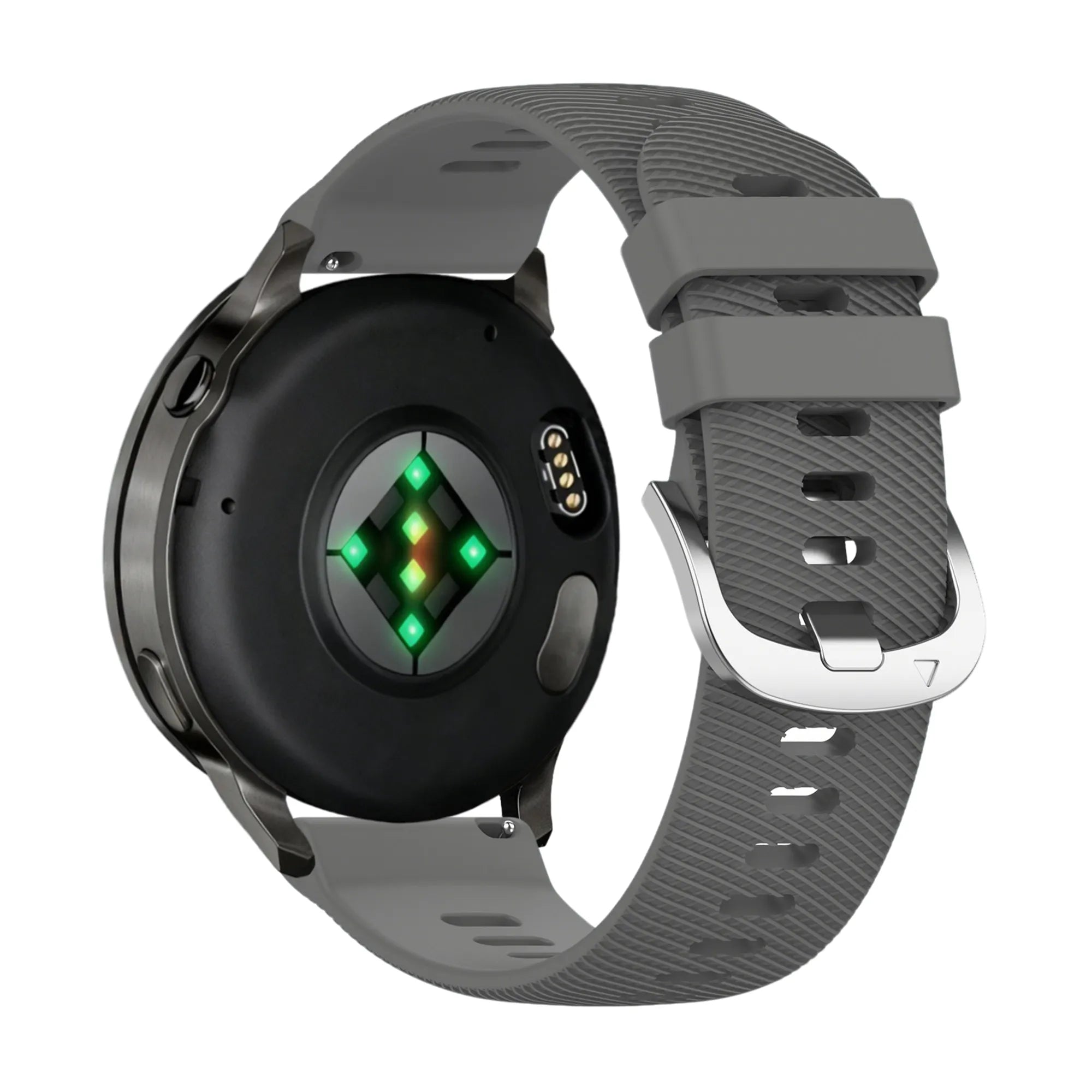 Bandz Garmin Forerunner 255s Silicone Strap 'Deluxe' (Dark Grey)