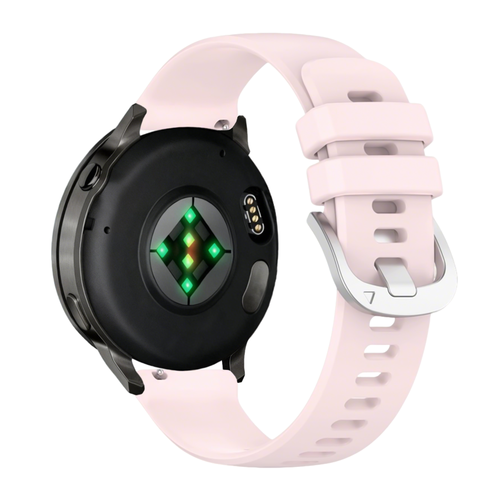 Bandz Garmin Vivoactive 4s Silicone Strap 'Classic' (Light Pink)