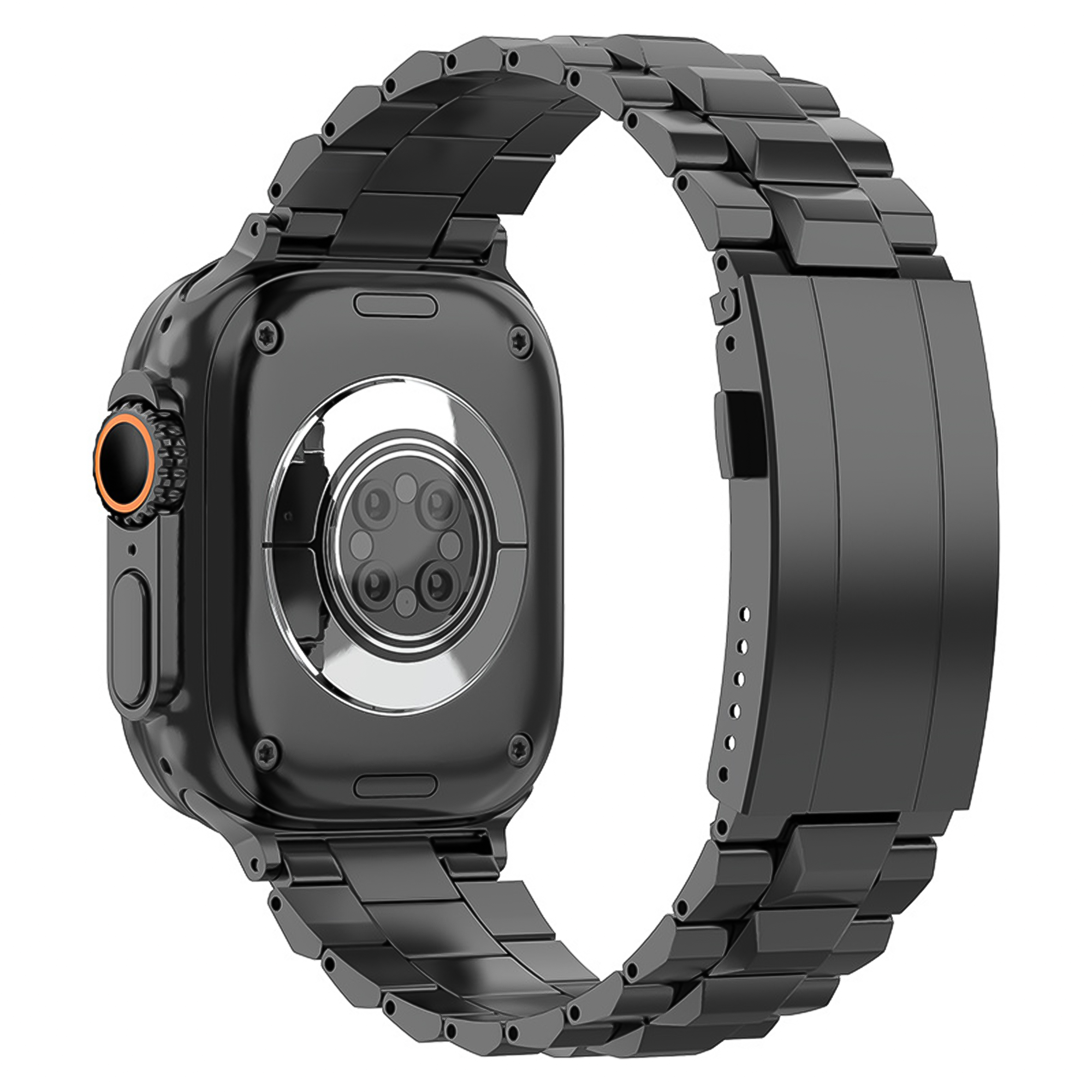 Bandz Apple Watch Ultra Titanium Strap 'Deluxe' (Black)