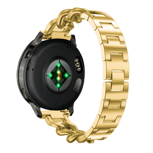 Bandz Garmin Vivomove HR Metal Strap 'Chains' (Gold)