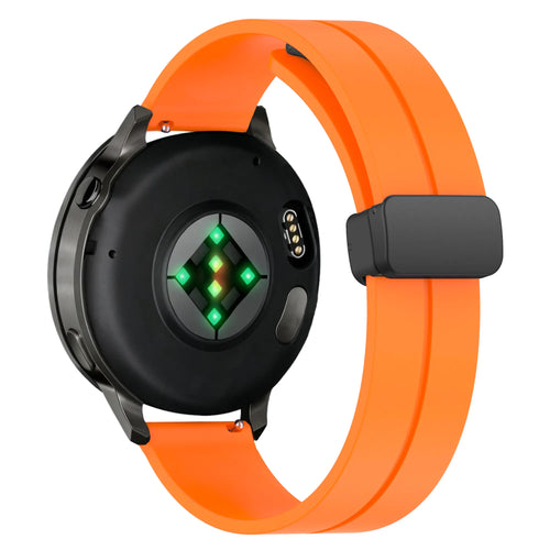 Bandz Garmin Forerunner 70 D-Buckle Silicone Strap (Orange)