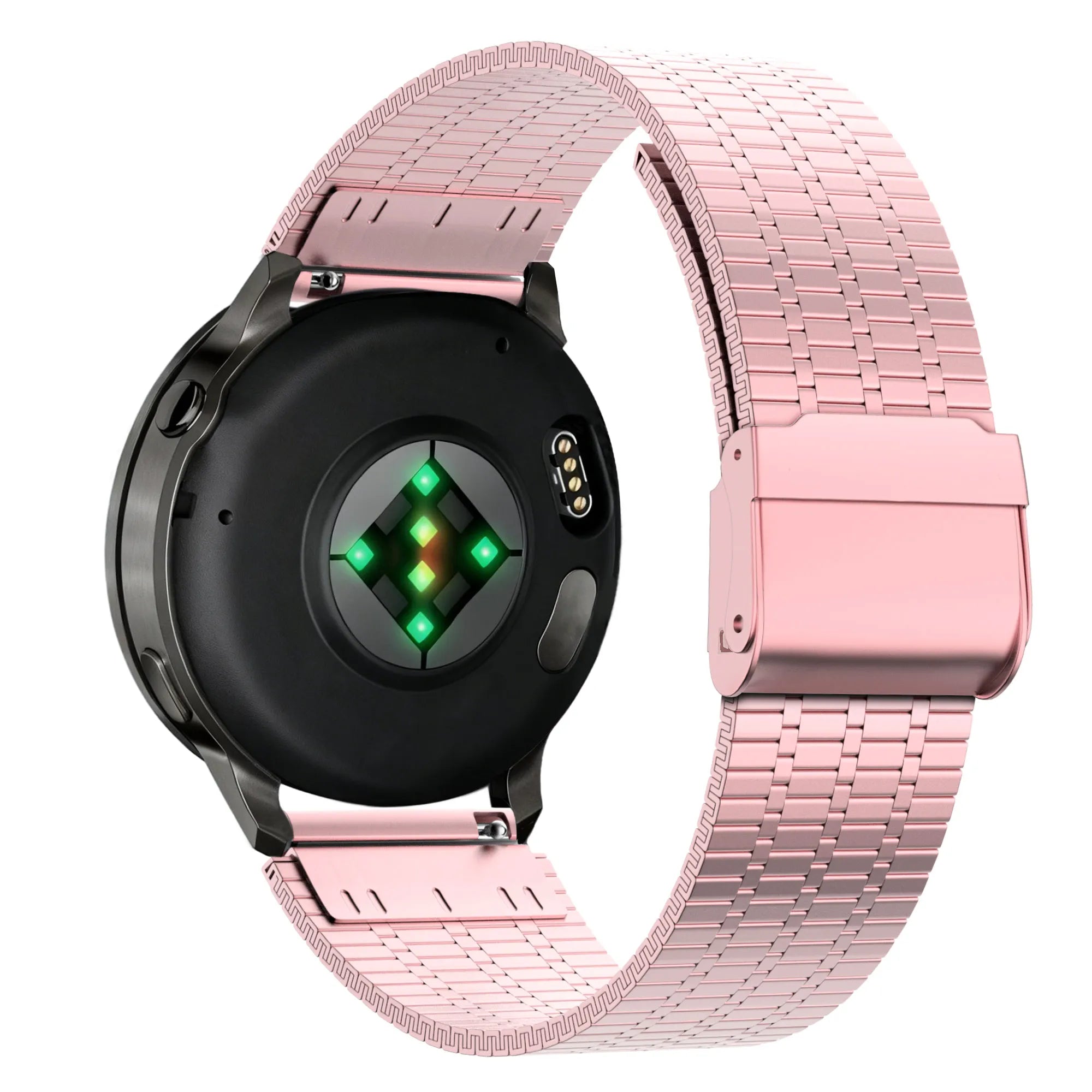 Bandz Garmin Bounce 2 Adjustable Steel Strap (Pink Sand)