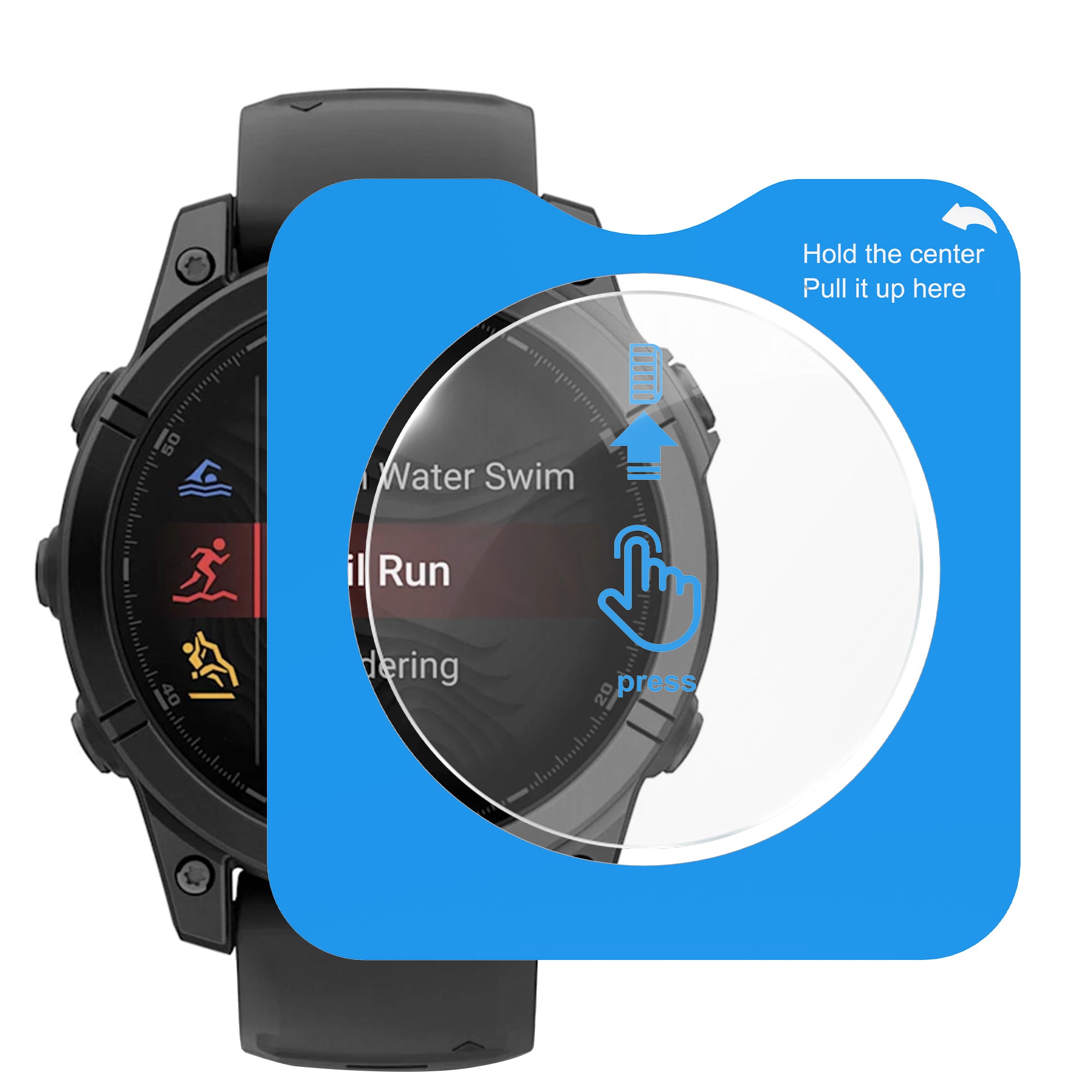 Screenprotector with One-Click Tool - Garmin Fenix E