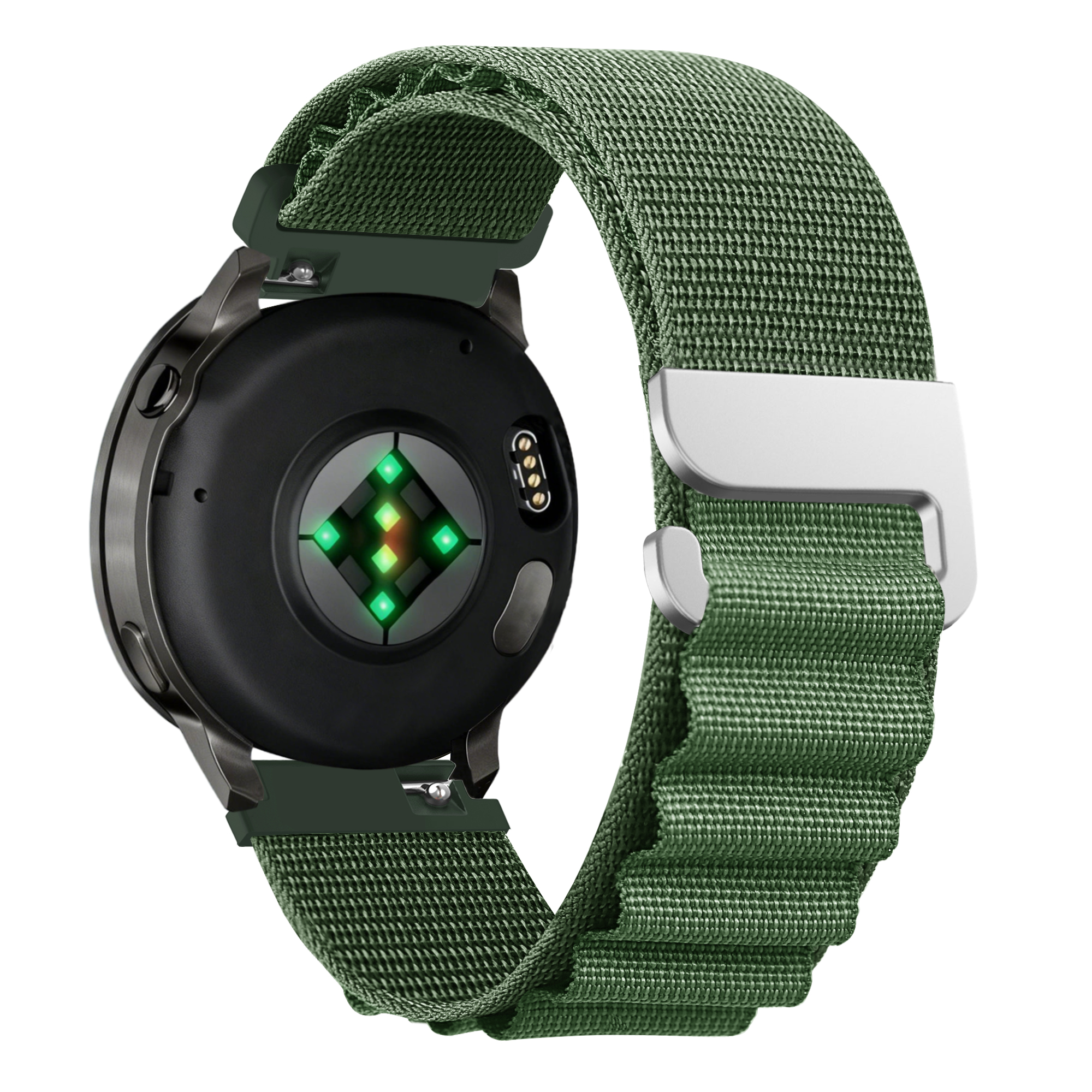 Bandz Garmin Venu 4 - 45mm Alpine Nylon Strap (Green)