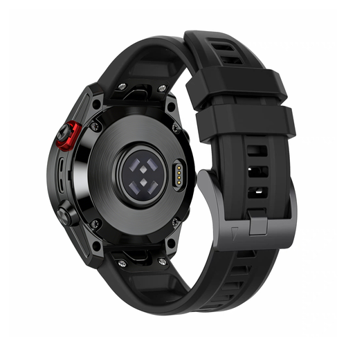 Bandz Garmin Quatix 5 / 6 / 7 Silicone Strap 'Classic' (Black)