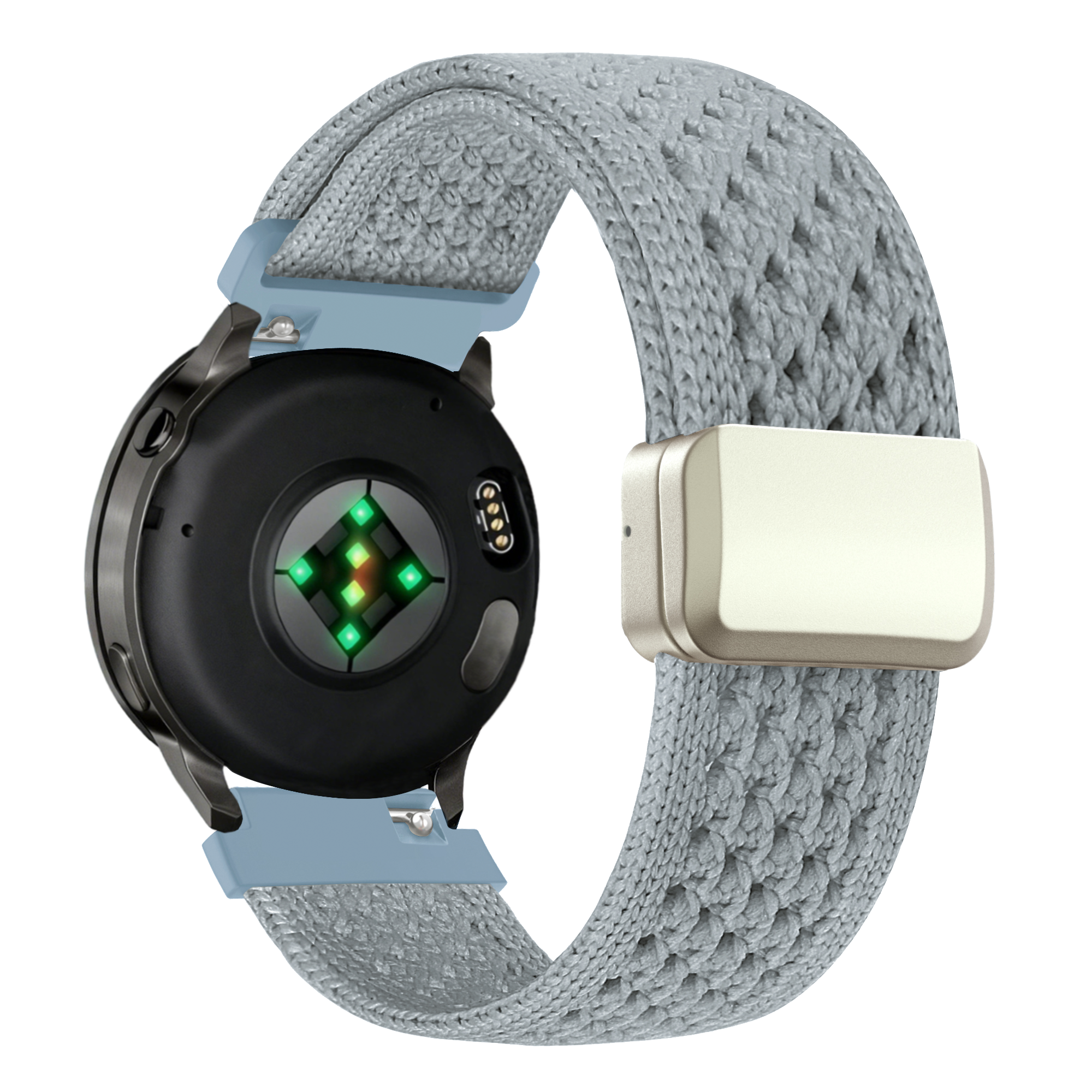 Bandz Garmin Venu 2s Vintage Nylon Strap (Light Blue)