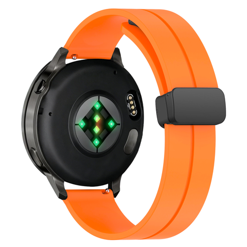 Bandz Garmin Forerunner 570 - 47mm Silicone Strap with D-Buckle (Orange)