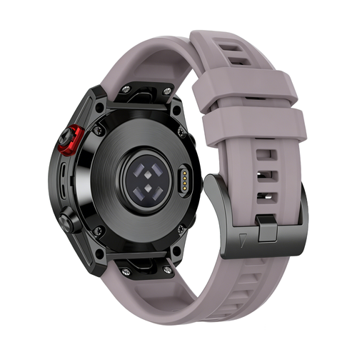 Bandz Garmin Fenix 8 - 47mm Silicone Strap 'Classic' (Lavender Grey)