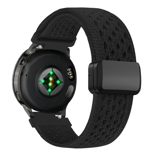 Bandz Garmin Vivomove HR Vintage Nylon Strap (Black)