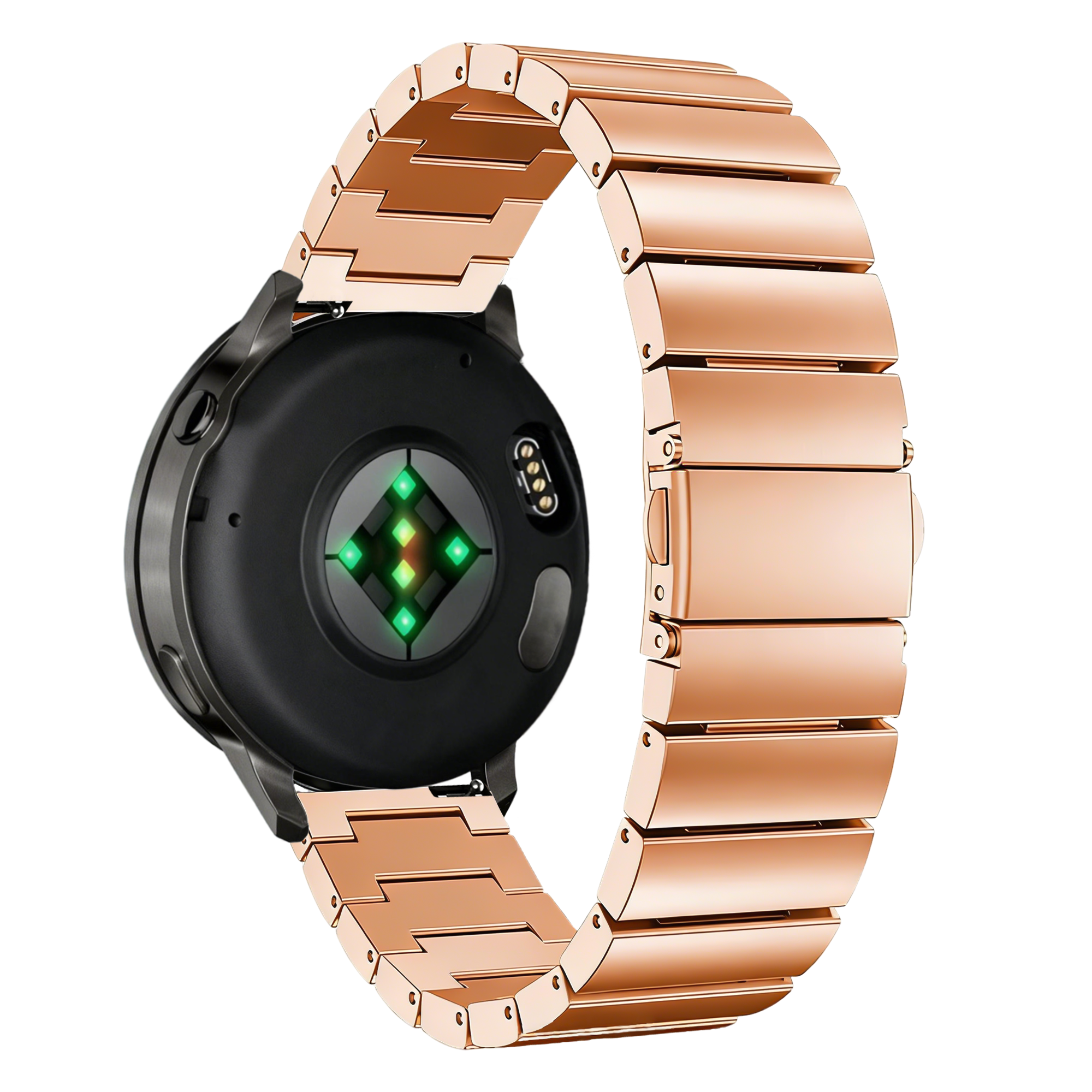 Bandz Garmin Approach S44 Steel Strap 'One Bead' (Rose Gold)