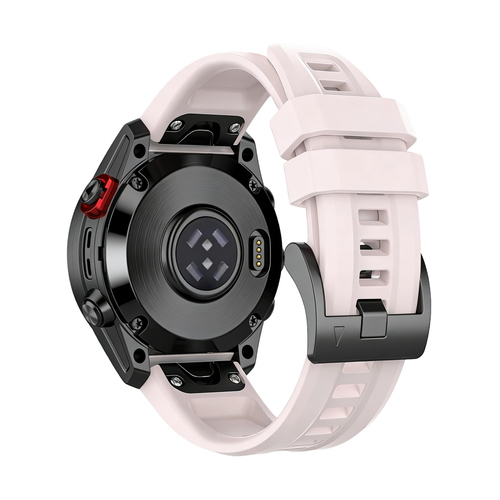 Bandz Garmin Fenix 5s / 6s Silicone Strap 'Classic' (Light Pink)