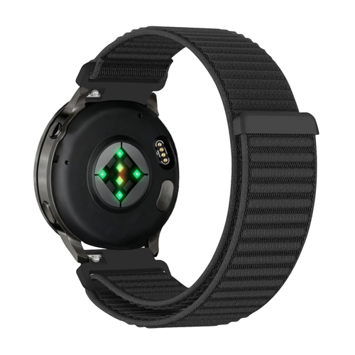 Bandz Garmin Venu 4 - 45mm Nylon Strap 'Wave' (Black)