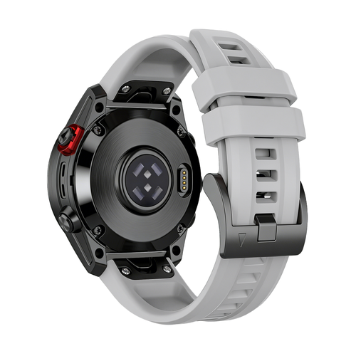Bandz Garmin Quatix 8 Pro - 47mm Silicone Strap 'Classic' (Grey)