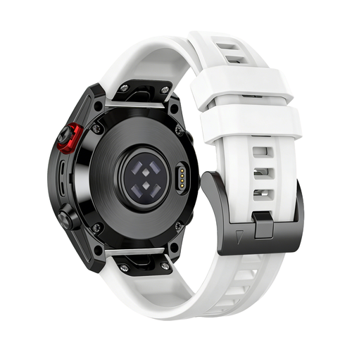 Bandz Garmin Fenix 5s / 6s Silicone Strap 'Classic' (White)
