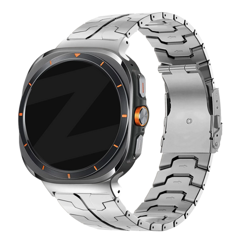 Bandz Samsung Galaxy Watch Ultra Titanium Strap 'Iron' (Silver)