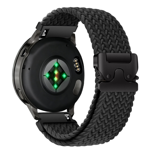 Bandz Garmin Venu 3 Braided Strap 'Parachute' (Black)