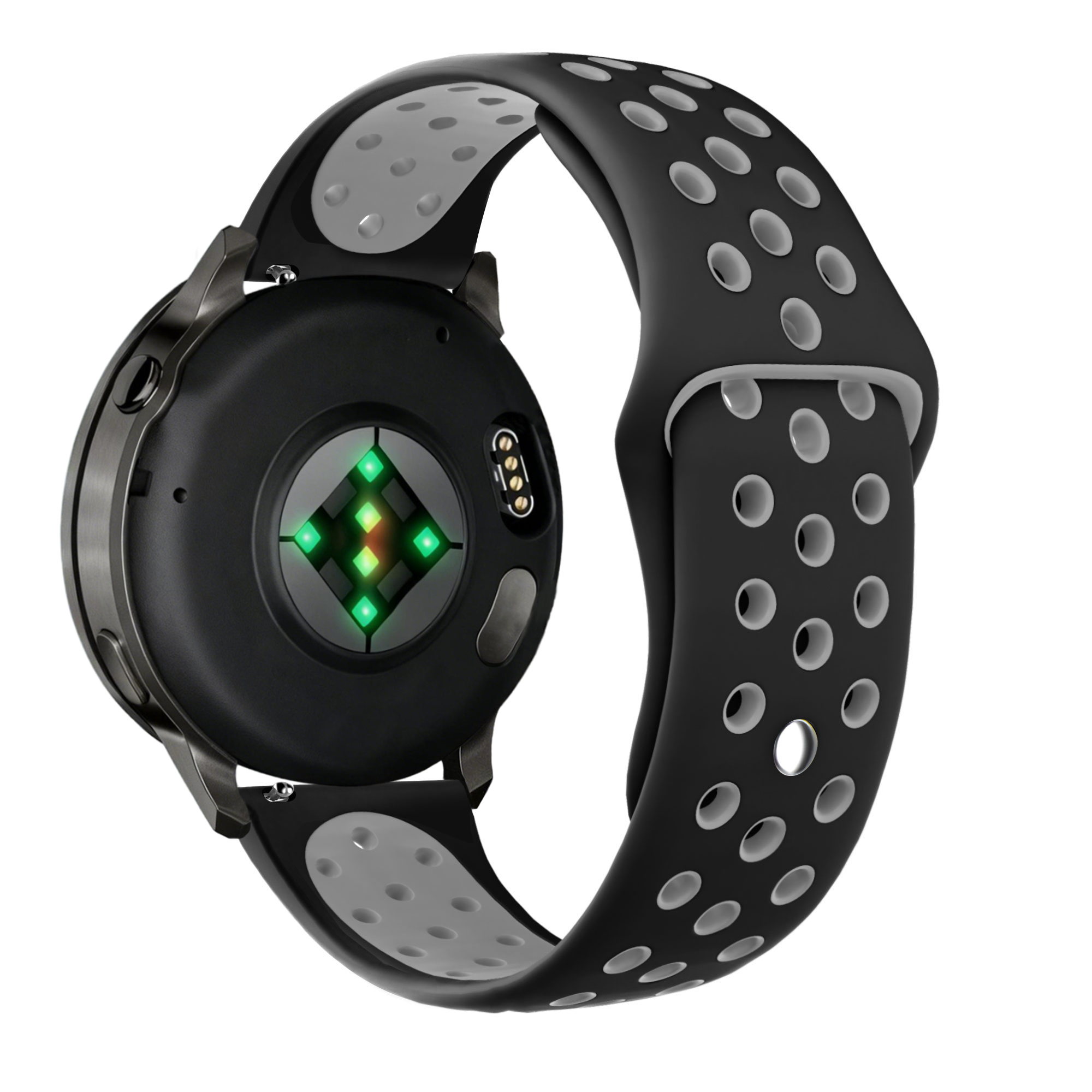Bandz Garmin Vivoactive 4 Sport Strap 'Deluxe' (Black/Grey)