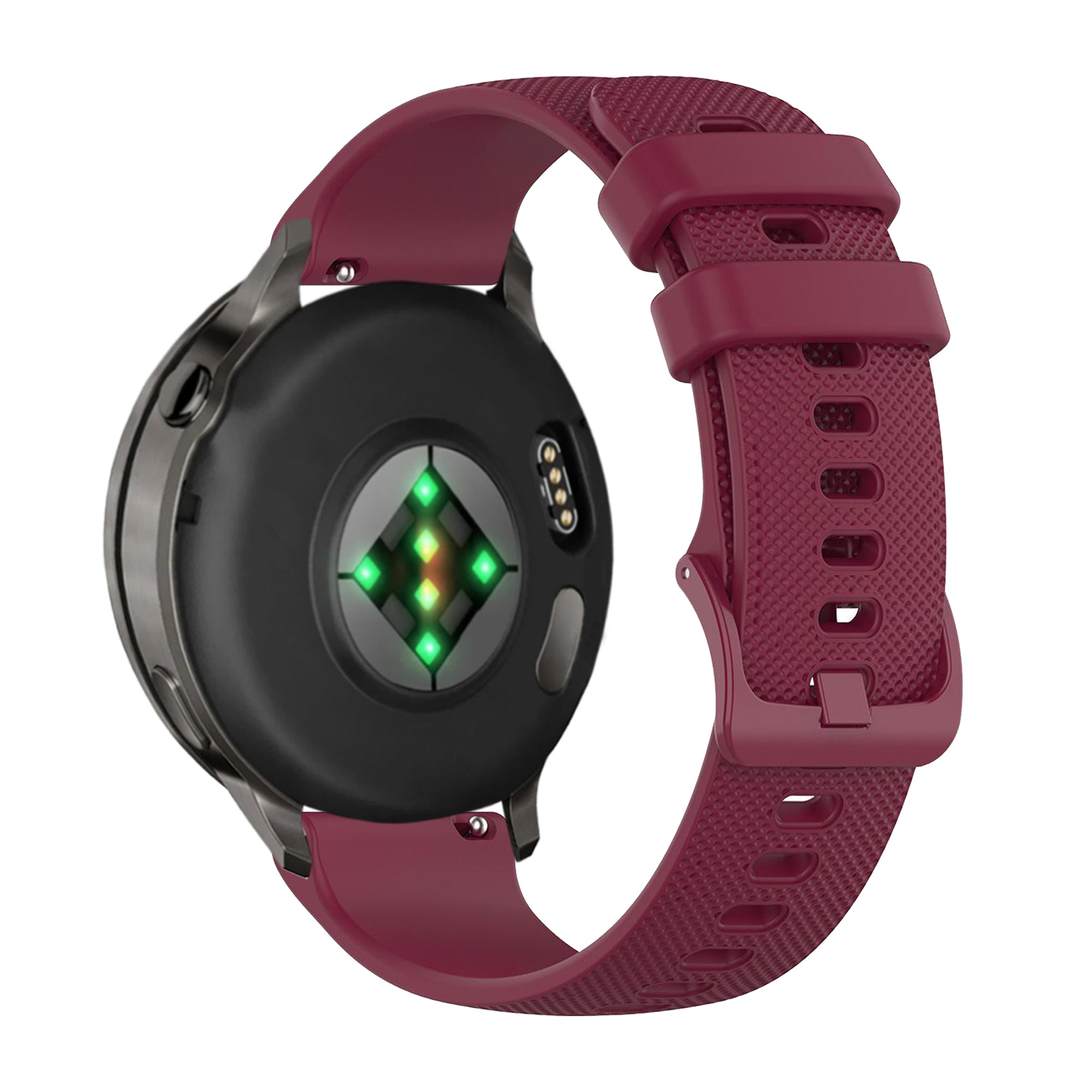 Bandz Garmin Forerunner 570 - 47mm Silicone Strap 'Premium' (Wine Red)