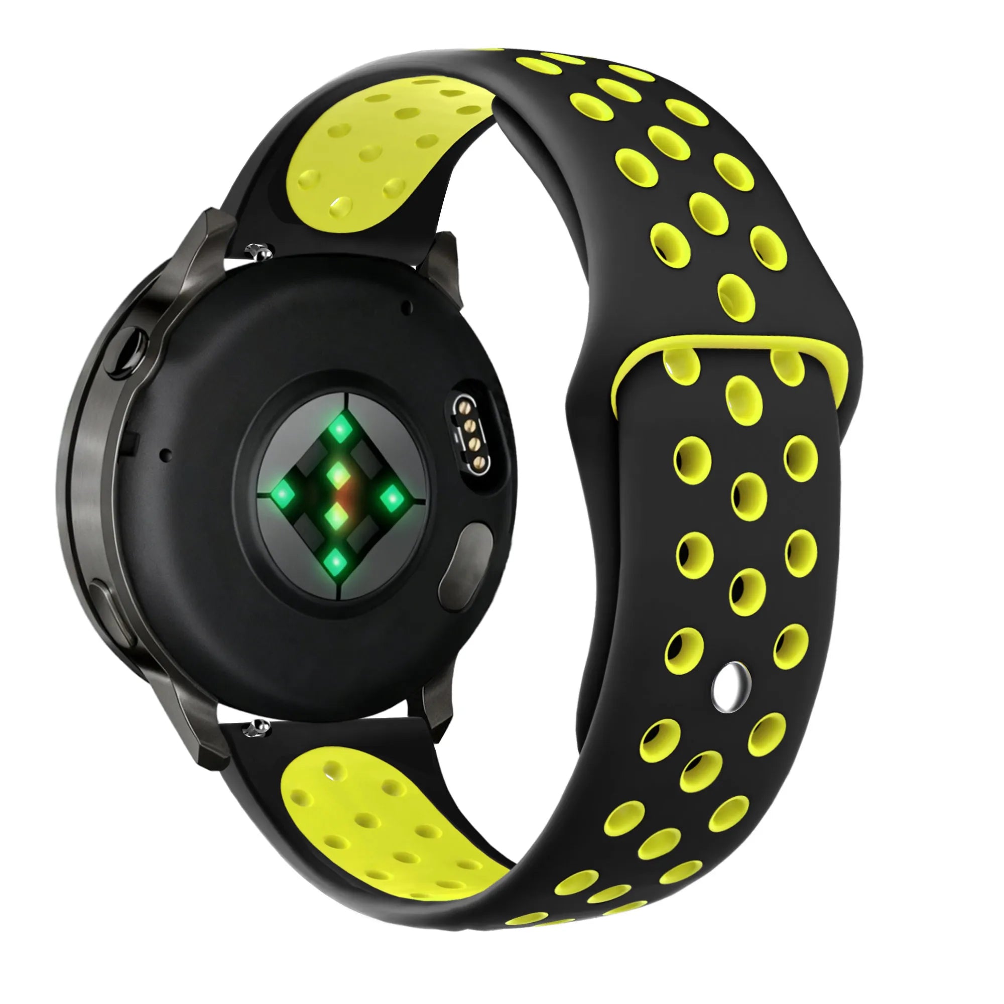 Bandz Garmin Forerunner 170 Sport Strap 'Deluxe' (Black/Yellow)