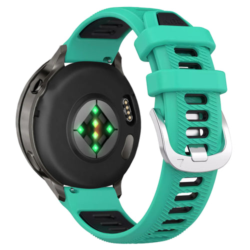 Bandz Garmin Vivomove 3s Sport Strap with Buckle (Aqua/Black)