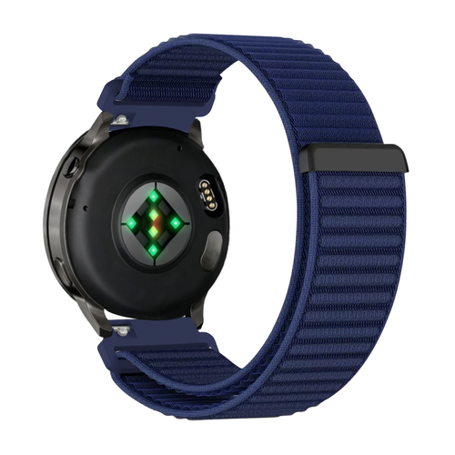 Bandz Garmin Venu 4 - 45mm Nylon Strap 'Wave' (Dark Blue)