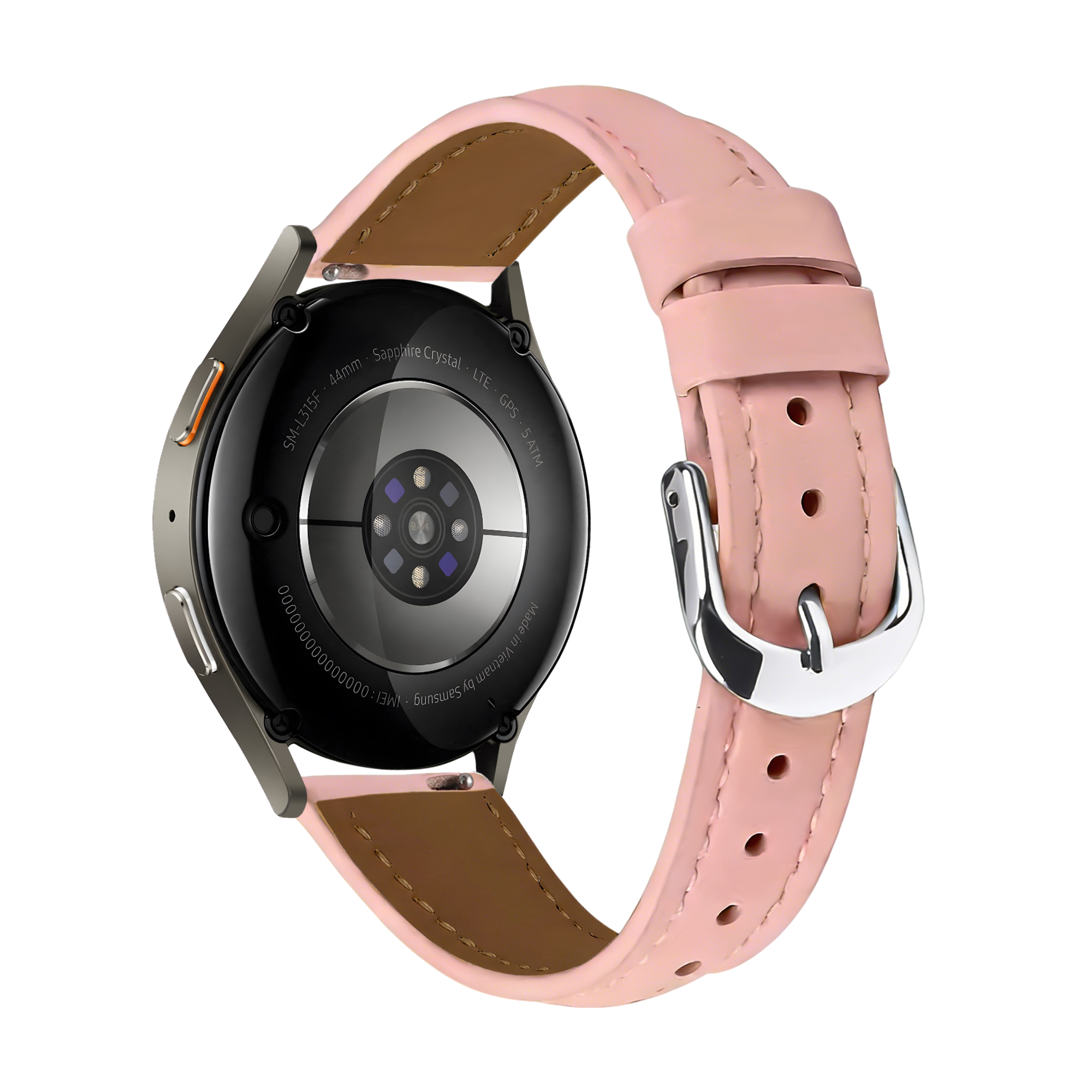 Huawei Watch GT 3 42mm Slimfit Leather Strap (Pink)