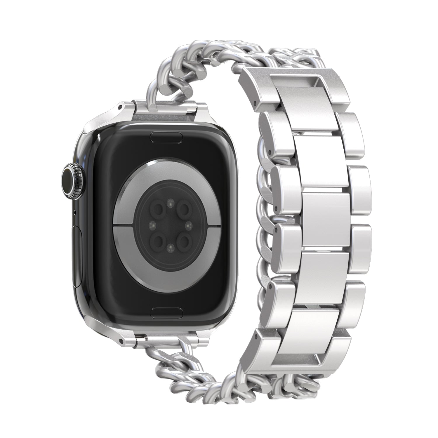 Bandz Apple Watch Steel Strap 'Double Tour' (Starlight)